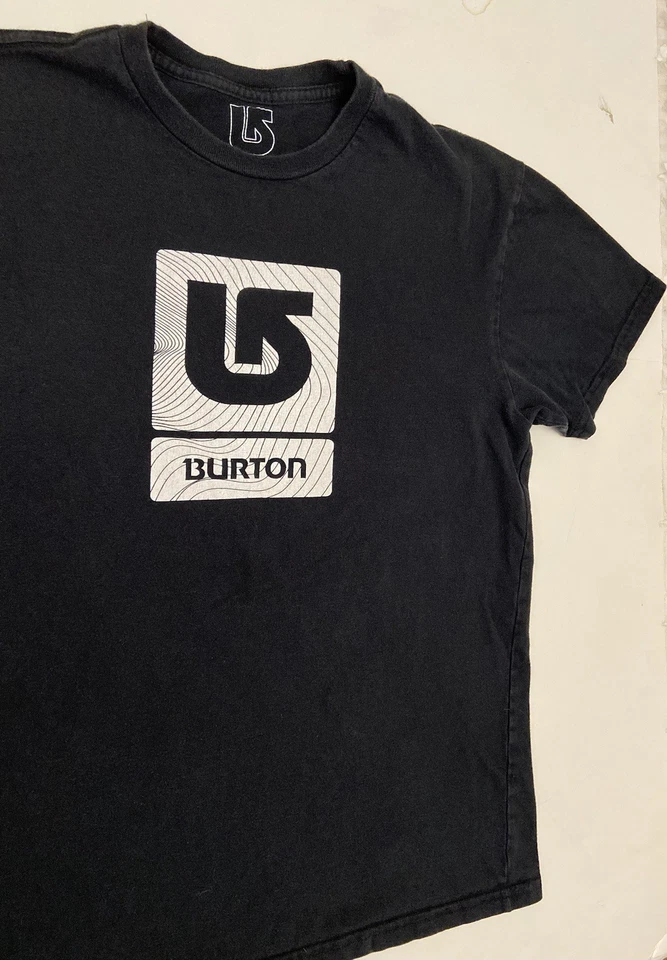 Camiseta negra con gráfico con logotipo central de snowboard Burton para hombre mediana Foto 3 de 4