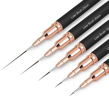 5 Pcs Nail Art Brushes Nail Art Liner Brushes Painting Art Drawing Tool