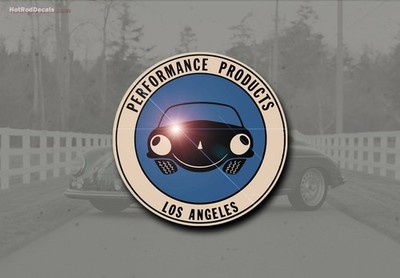 1960 s Performance Products Los Angeles Waterslide Decal Porsche 911 912 356 VW