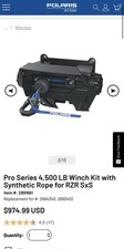 Pro Series 4500 Lb Winch Kit With Synthetic Rope For Rzr Sxs Pro Series 4500 Lb Winch Kit With Synthetic Rope For Rzr Sxs