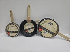 IKO 3 PAN SET 2qt Granite Non Stick Sauce Pan 9.5" Fry Pan 4qt Saute Pan FreeS&H