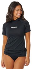 Rip Curl Women's Classic Surf UPF Short Sleeve Rash Guard   Performance Fit, B