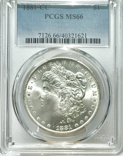 1881-CC $1 Morgan Silver Dollar MS 66 PCGS