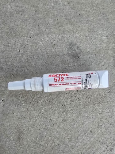 Pipe Thread Sealant 1.7 fl oz, Tube, 572, Off-White, Paste 231115