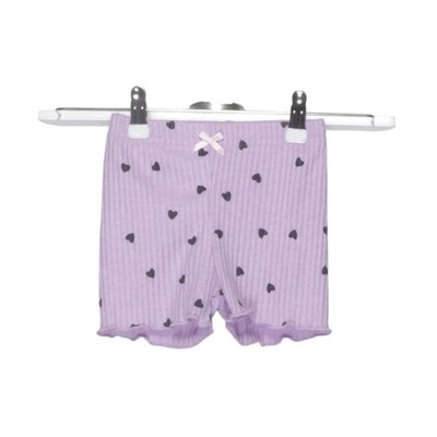 Shorts, Größe: 100, Lila/Schwarz, Polyester, Sonstiges, Rippenstrick #TVI