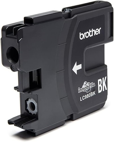 Brother LC-980BK Inkjet Cartridge, Black, Single Pack, Standard Yield, Includes - Afbeelding 3 van 3
