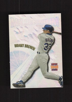 1997 Stadium Club Millennium #M9 Brant Brown Chicago Cubs