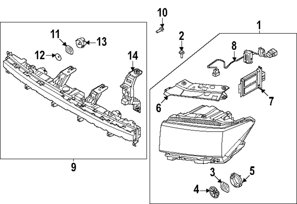 Soporte de absorbedor para Hyundai GV80 (2021-2024) P/N 92126-J2000