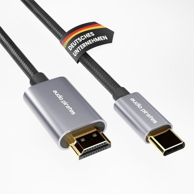 audio pirates USB-C auf HDMI Kabel PERFORMANCE COLLECTION   4K@60Hz (V2.0B) Thun