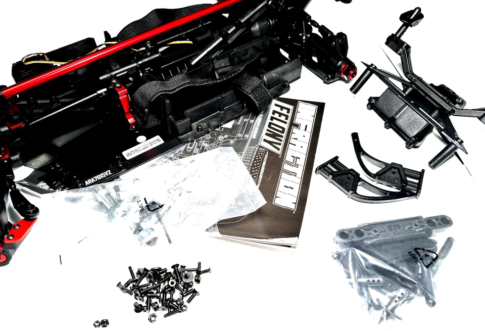 ARRMA INFRACTION V2 6S chasis de rodillos velocidad hoon drift 1/7 bash deslizante ARA7615V2 Foto 2 de 4