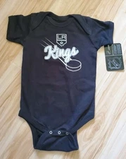 NWT Los Angeles Kings Black Baby Outfit Size 6-9 Months
