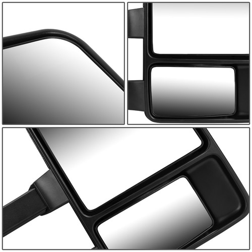 ESPEJO RETROVISOR DE REMOLQUE SEÑAL LED ÁMBAR MANUAL DERECHO + PARA FORD F250 SUPER DUTY 2008-2016 - Imagen 6 de 7