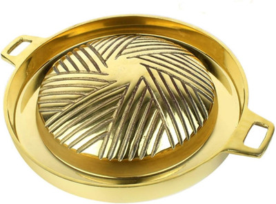 Mookata Brass Grill Pan Thai Korean Japanese Style BBQ Grill Steak Hot Pan Nonst