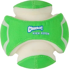 Kick Fetch Dog Toy Ball, Glow in the Dark, Small