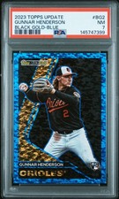2023 TOPPS UPDATE BLACK GOLD BLUE #BG2 GUNNAR HENDERSON PSA 7
