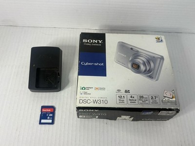 Sony Cyber-shot DSC-W310 12.1MP Digital Camera w/ Accessories In Box