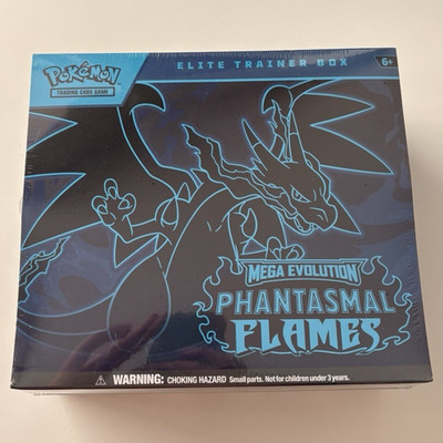 Pokémon TCG Elite Trainer Box Mega Evolution: Phantasmal Flames Glurak Englisch