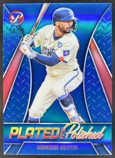 2025 Topps Pristine Mookie Betts Plated & Polished Blue /75 Dodgers MS10