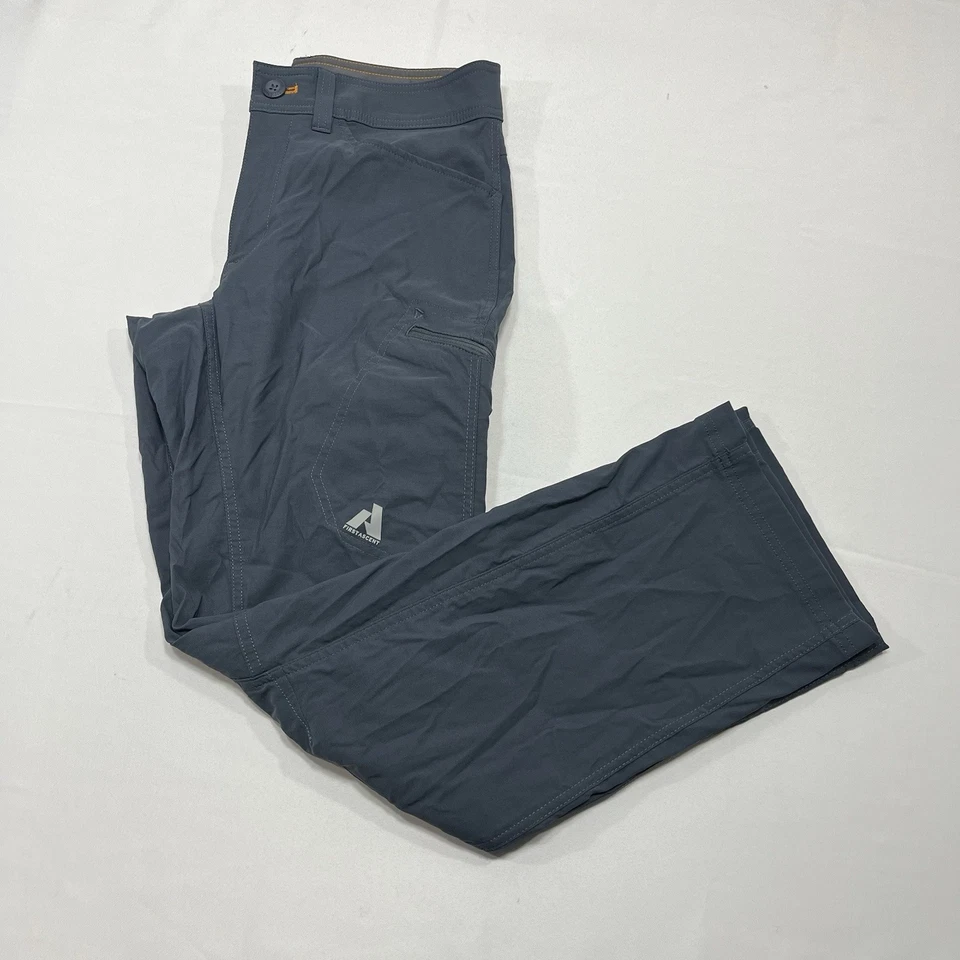 Мужские туристические штаны Eddie Bauer First Ascent Guide Pro размер 30x30 серые синие - Изображение 4 из 4