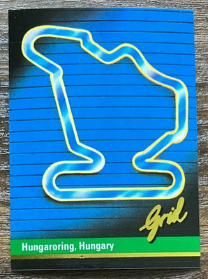 Hungaroring, Hungary #126 - 1992 Grid Formula 1 F1 Vintage Card - CLEAN  NM