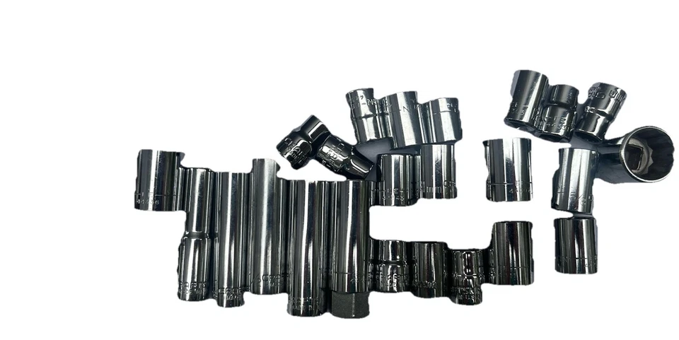 Craftsman Tool Lot Ratchets Sockets Extensions 1/2 “ 1/4 3/8 “ Open box Wrench - Image 2 of 4