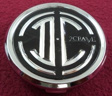 2 Crave Wheels Chrome / Black Custom Wheel Center Cap # N22-C2 (1)