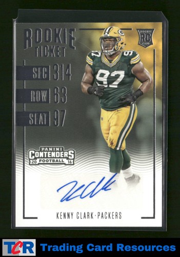 Kenny Clark [Autograph] #167 2016 Panini Contenders card