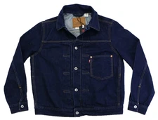 Levi's Type 1 Denim Jacket Selvedge Trucker 100% Cotton Men's Size M One Premium
