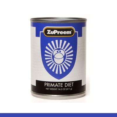 Zupreem Primate Diet 10.88 Lb Canned Food For Great Apes And Non-human Primates