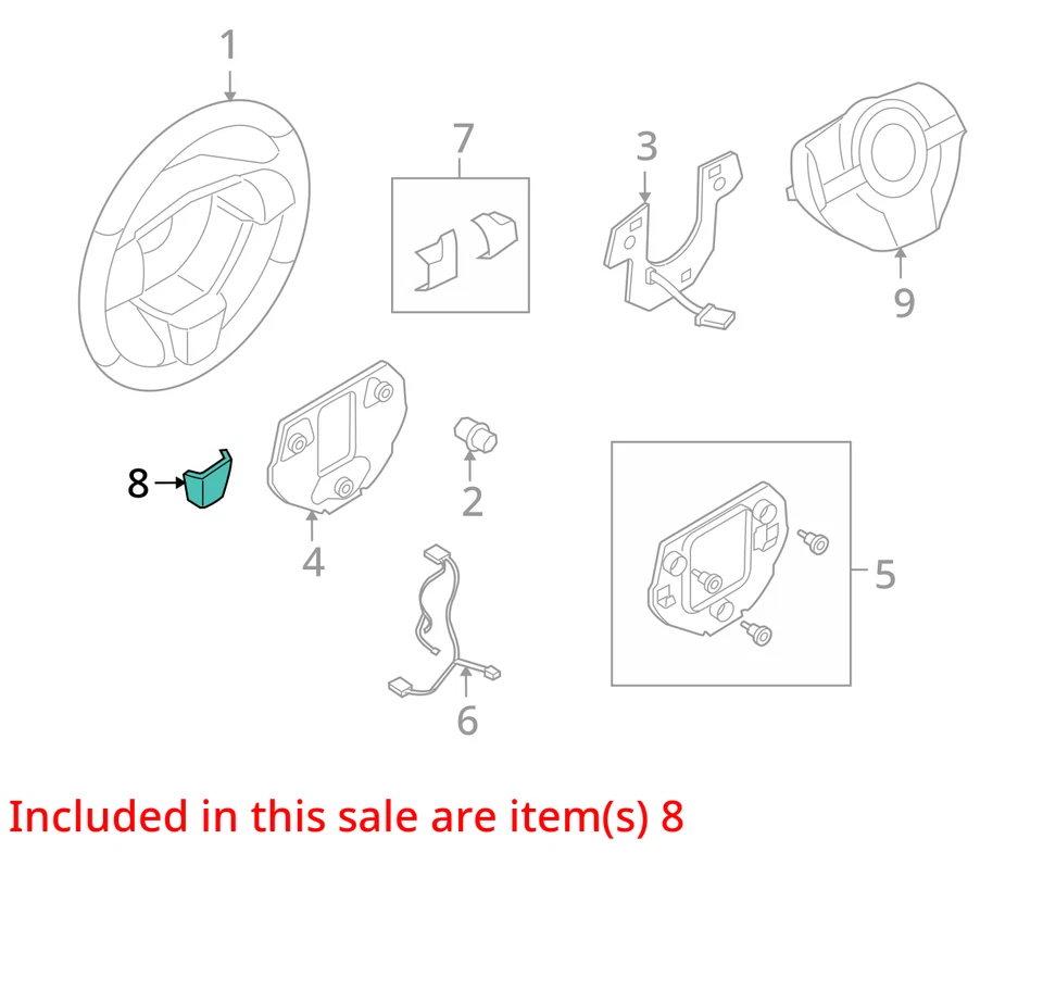 ADEQUADO PARA 2008 SATURN ASTRA COVER STRG WHL OPG 93179297 - NOVO FABRICANTE DE EQUIPAMENTO ORIGINAL 93179297 - Imagem 2 de 3