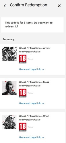 Ghost of Tsushima - PlayStation Avatar Bundle DLC - CD KEY PS4/5 GLOBAL - Bild 2 von 5