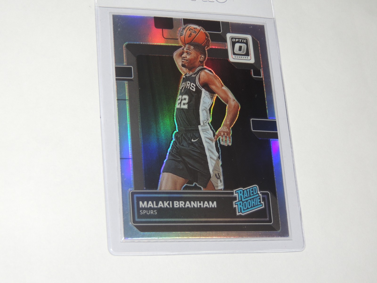 🔥 Malaki Branham 🔥 2022-23 Panini Donruss Optic #222 Silver Prizm Rookie Spurs