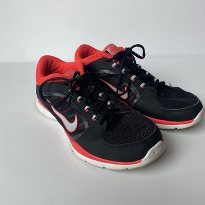Nike Flex Trainer 4 Women s Size 9 Black Laser Crimson