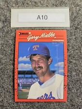 Vintage 1990 Donruss Gary Mielke Texas Rangers Baseball Trading Card 679