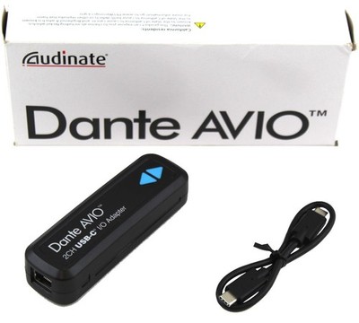 Audinate Dante AVIO 2 Channel USB-C Adapter