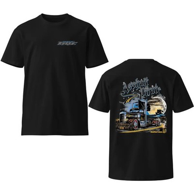 Asphalt Pirate Tractor Graphic T-Shirt, Retro Farm Racing Tee for Men