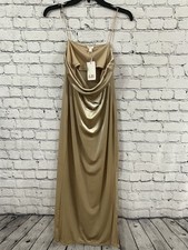 GB Gold Long Prom Dress Medium