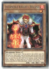 #AMDE-EN050 - Infernoble Knight - Rare,1st Ed WB1 R Lightly played