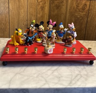 Disney Electic Judaica Collectors Mickey Mouse Classic Hanukkah Menorah