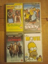 4 PSP UMD Movies, Friday, Next Friday, The Simpsons Movie And Pineapple Express.