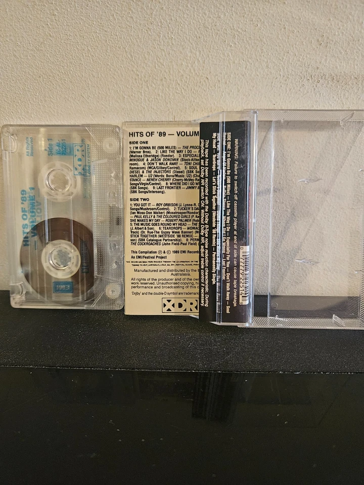 HITS OF '89 VOLUME 1 Various Artists 1989 +1 CASSETTE TAPE POP ROCK THE SAINTS - Image 2 of 4