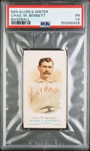 1887 N28 Allen & Ginter #6 Chas. W. Bennett — PSA 1.5