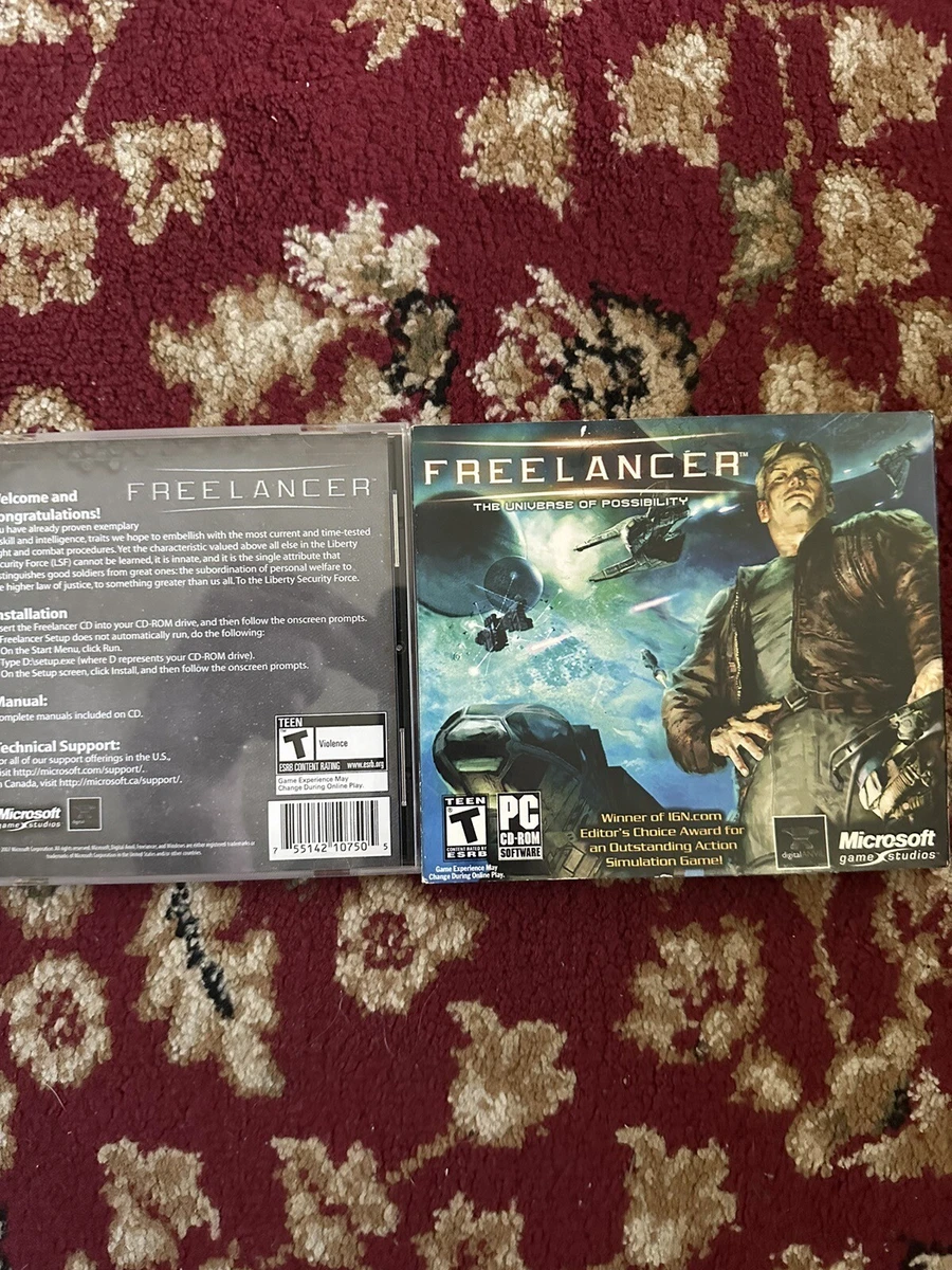 Freelancer the Universe of Possibility PC CD Rom Video Games 