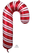 Set of Five 37” Candy Cane Balloons (First Picture Represents Size/Shape Only)