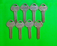CORBIN RUSSWIN ORIGINAL KEY BLANKS   N15  6 PIN,  LOT OF (8),  LOCKSMITH