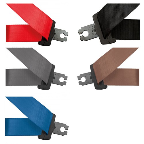 Front Static Seat Belt For Austin Maxi 1500 Hatchback 5dr 1969-1981 Grey - Picture 6 of 6