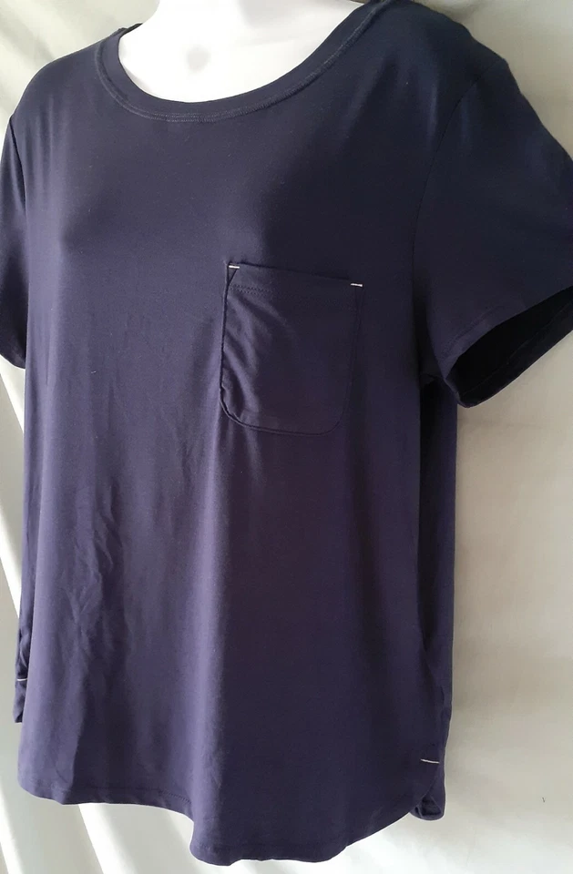 Jane and Bleecker Conjunto Pijama Azul Pantalones Manga Gorra Camuflaje M 42" BUSTO Foto 2 de 4