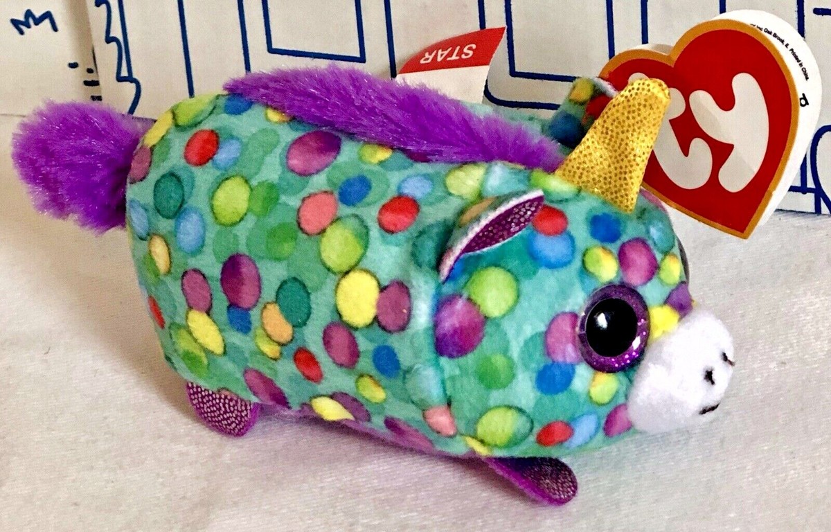 New McDONALDS TY TEENY TYs BEANIE BOOS Star Unicorn #1 Plush Doll