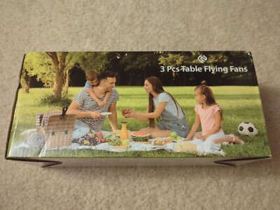 Fly Fans 3 Pcs for Table Retractable Food Fan for Indoor Outdoor Meals, Food#425