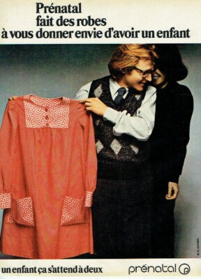 Werbung Advertising 1120 1972 Pränatal Kleid Schwangerschaft Kinderwunsch